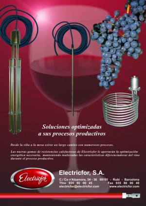 ELECTRICFOR: Gamma de calefactors per a elaboració del vi